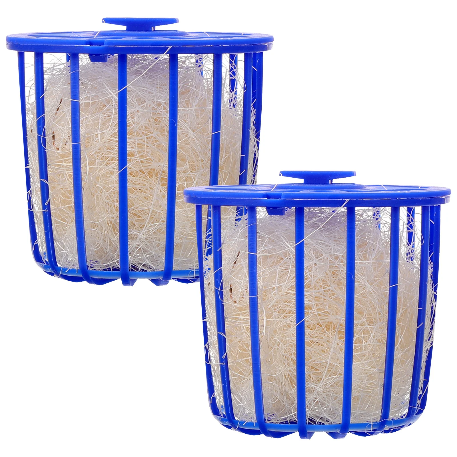 

2 Pcs Birds Bird's Nest Toy Plastic Hatching Pet Supplies Parrot Hideaway Shelter Blue Pigeon