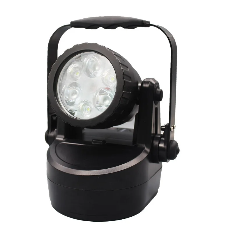 Portable LED Spotlight IP66 Polypropylene Maintenance Explosion-Proof Lightweight Multi-function High Searchlight Work Lamp