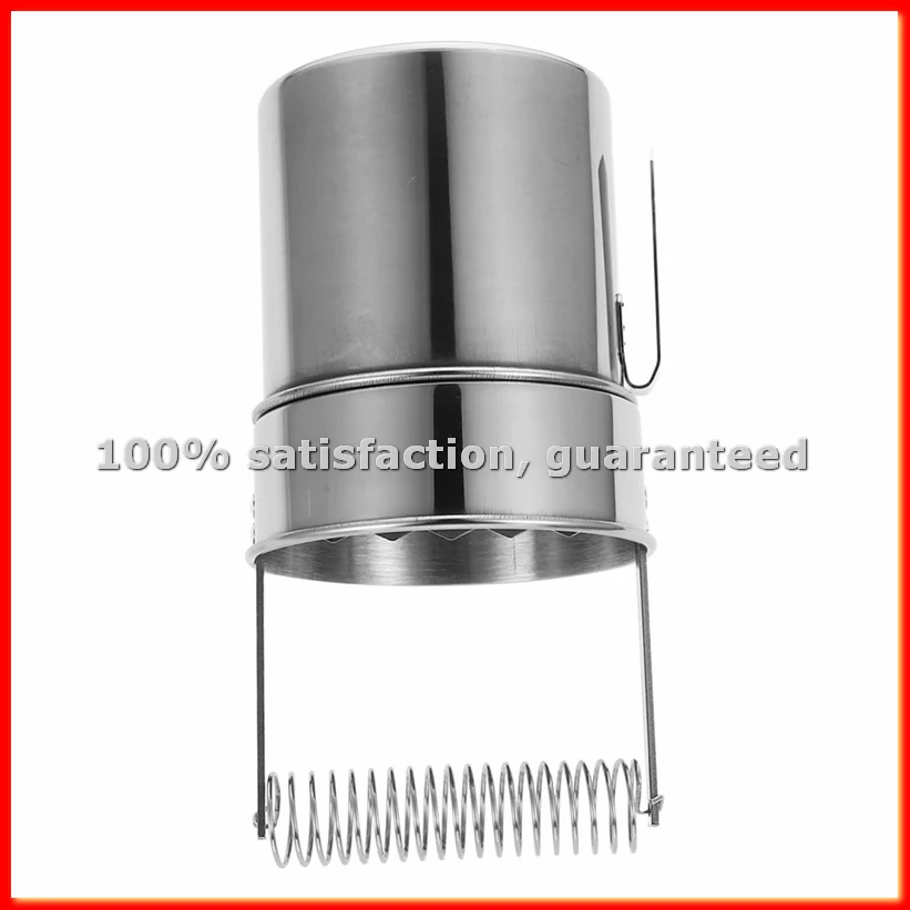 Double Layer Paint Brush Washer Practical Brush Cleaner Cup for Oil Paint Brushes Stainless Steel Brush Cleaning Bucket-A13G