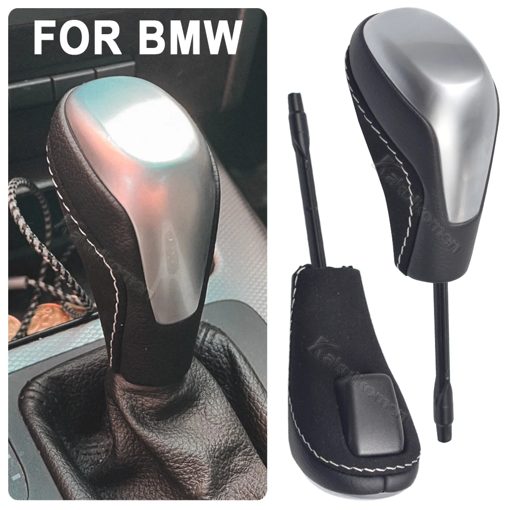 Automatic Gear Shifter Knob For BMW E81 E82 E87 E90 E92 E93 Lever Stick Head Gearbox Handles