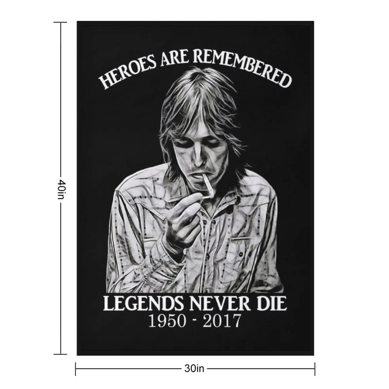 Country Music Legends Never Die Throw Blanket cosplay anime christmas gifts Soft Plush Plaid Luxury St Loose Blankets