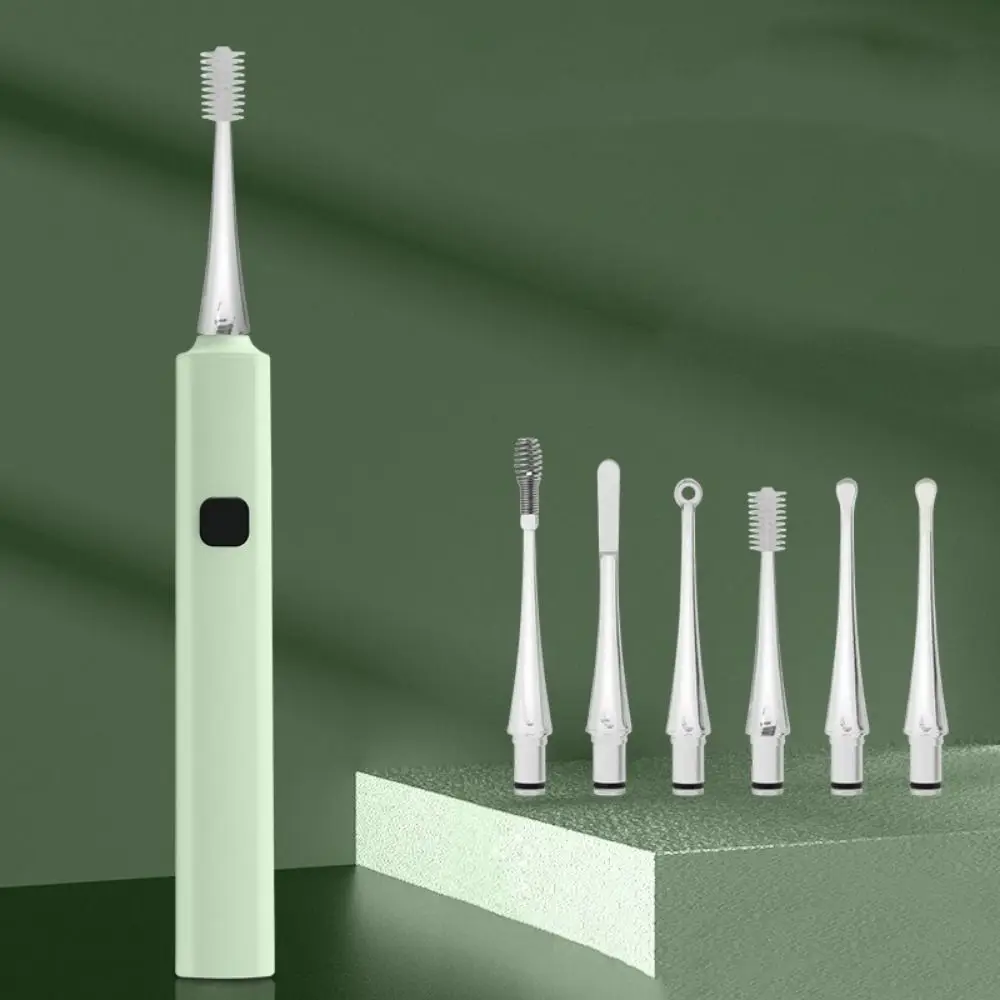 LED Light Baby Ear Cleaner 360 Degree Rotating USB Charging Luminous Ear Curette with Magnifying Soft Luminous Ear Spoon Set