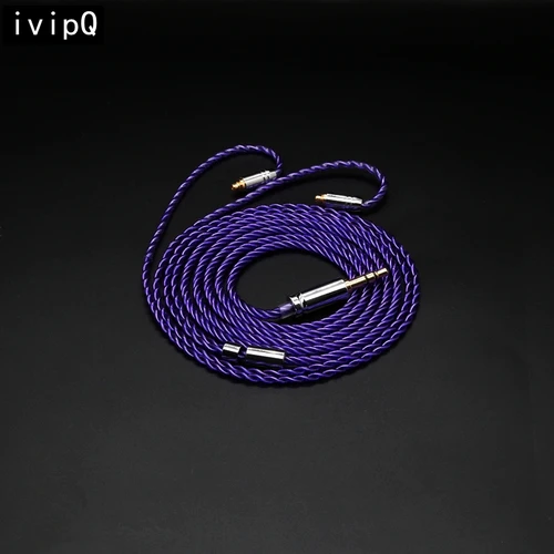 IvipQ 522 Cable de repuesto para auriculares HIFI de 4 núcleos, con QDC/TFZ/0,78 2PIN/MMCX/IE900/N5005, para CIEM MK4 Moondrop TANCHJIM