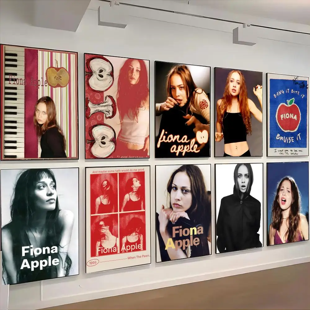 Famous Singer F-Fiona Apple Poster Living Room Bedroom Party Bar Decor Moisture-proof Art Wall Painting