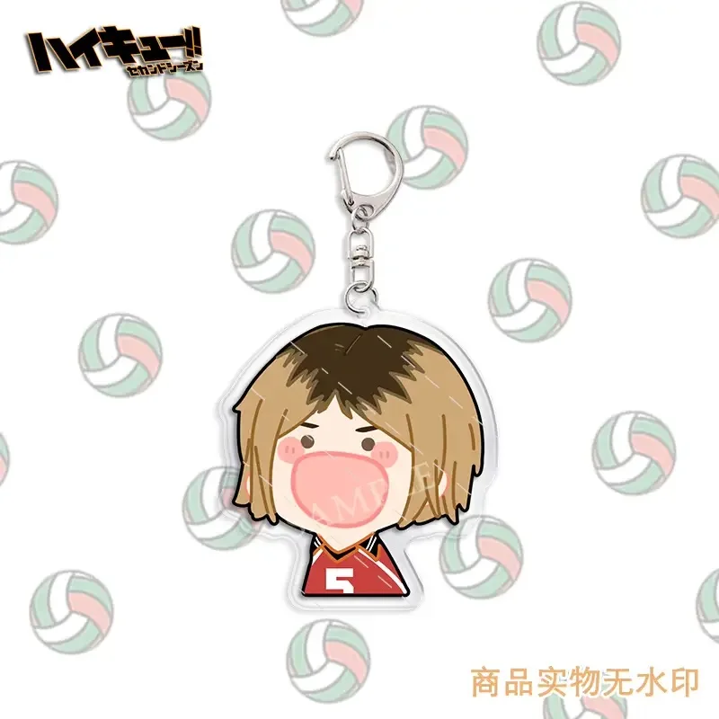 Anime Haikyuu!! Kozume Kenma Shoyo Hinata Cosplay Keychain Cartoon Student Backpack HD Pendant Ambitus