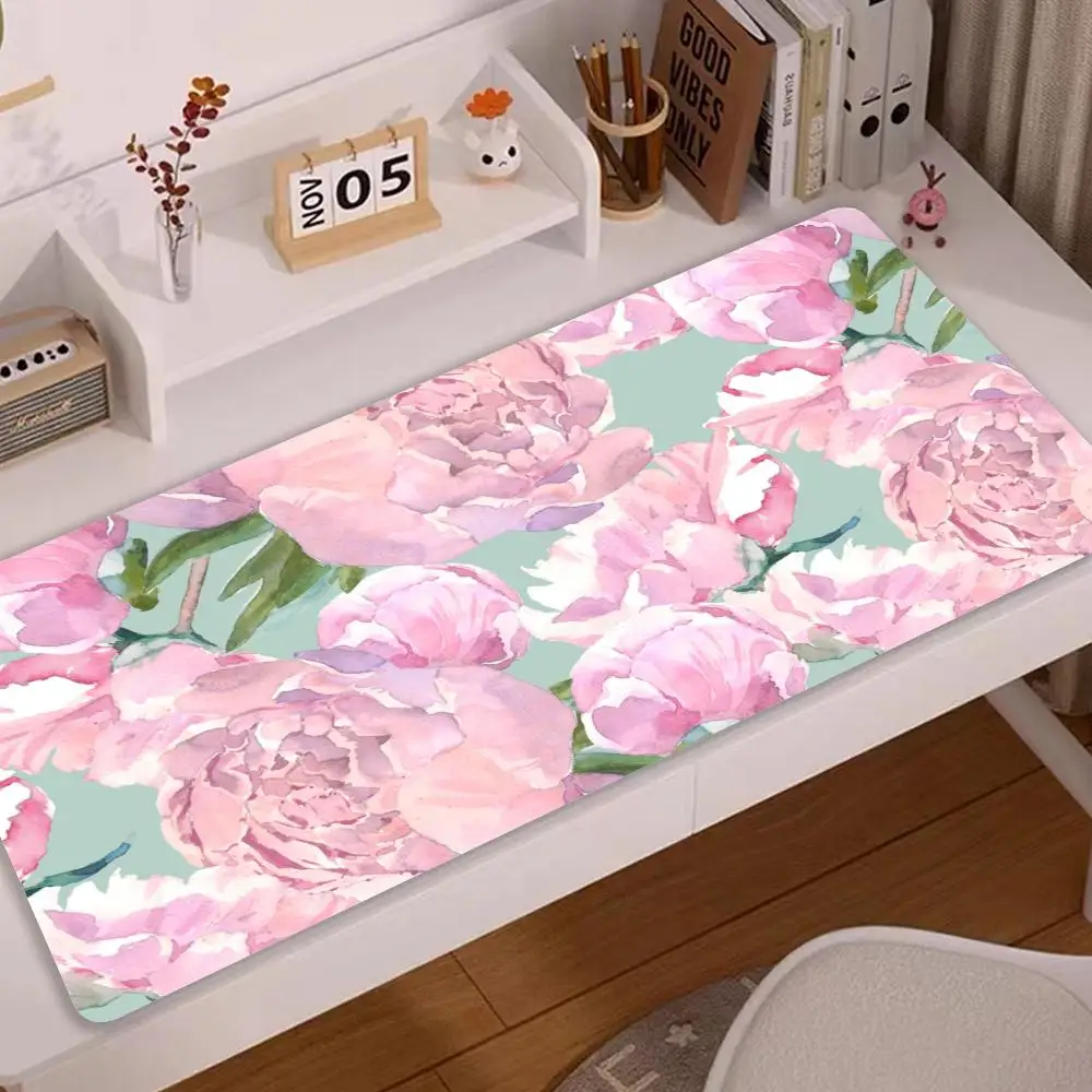 

Cute Aestheticism Vintage Flower Big Gaming Speed Mouse Pad New Popular Decorate Computer Keyboard Desktop Durable Mousepad XXL