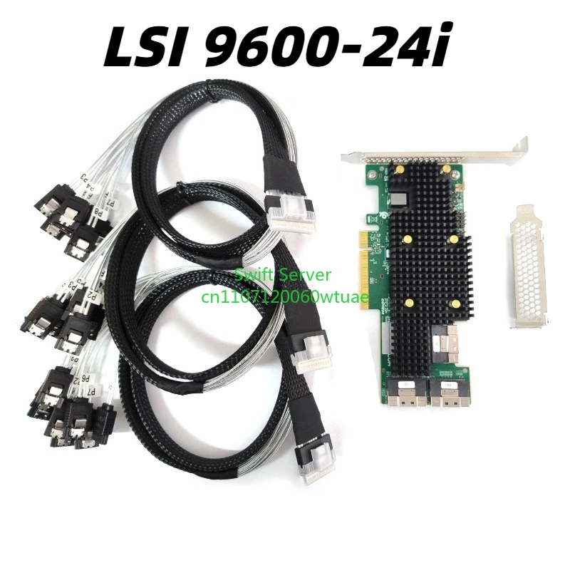 LSI 9600-24I SAS4024 NVMe U.2 SSD RAID Controller Card 05-50111-01