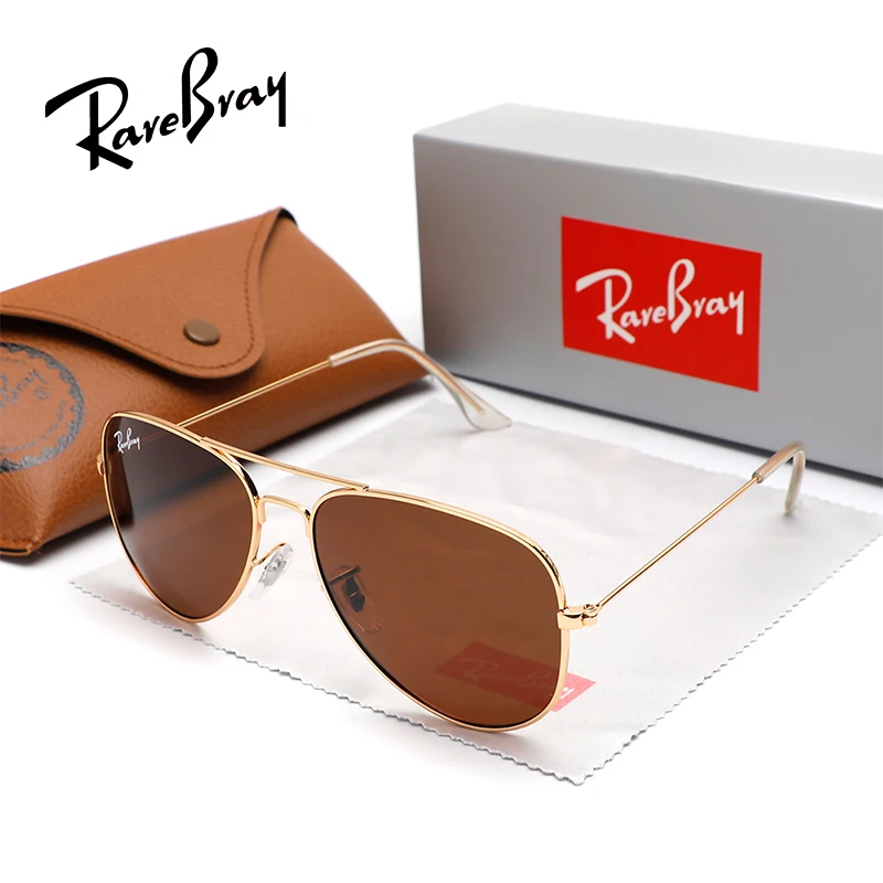 RareBray الطيار الاستقطاب النظارات الشمسية للرجال النساء الصيف القيادة سبيكة إطار نظارات شمسية المضادة للانعكاس UV400 Oculos دي سول