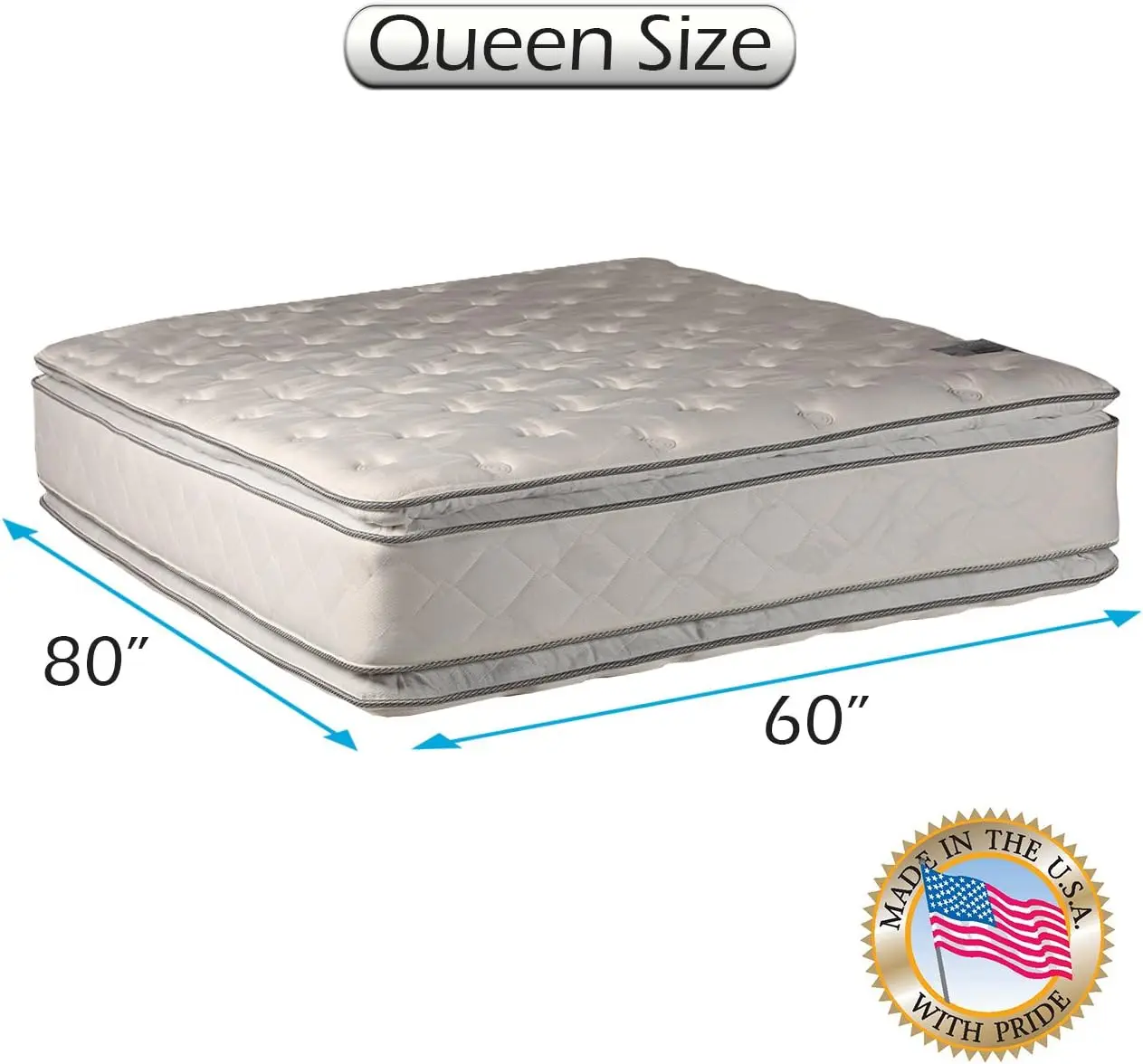 Serenity Pillow Top - Medium Soft Queen (60