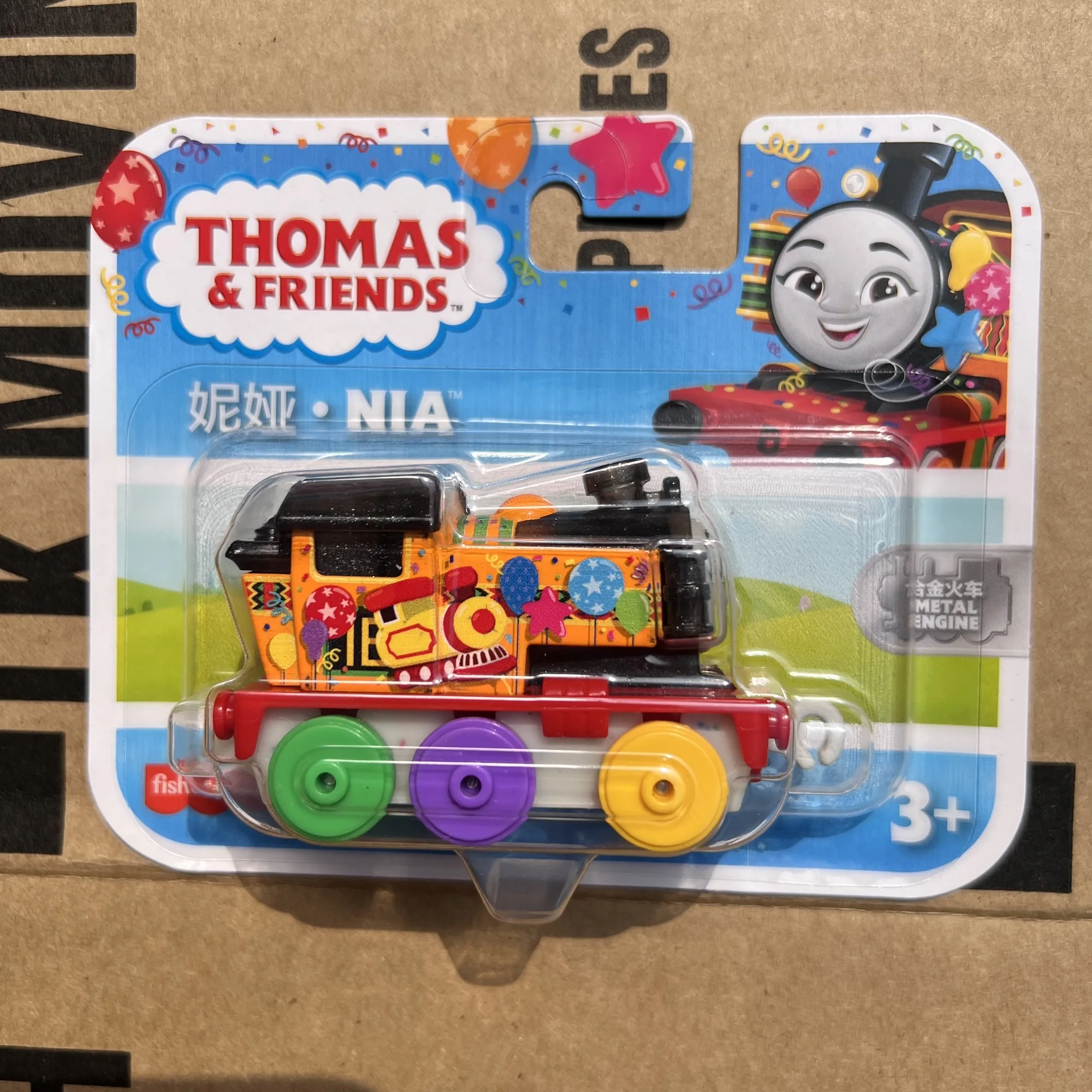 Original Thomas et ses amis Train jouets jouet de poche or Diesel Molley Lady Toby Rail Train modèle poche jouets personnalisé enfants cadeau