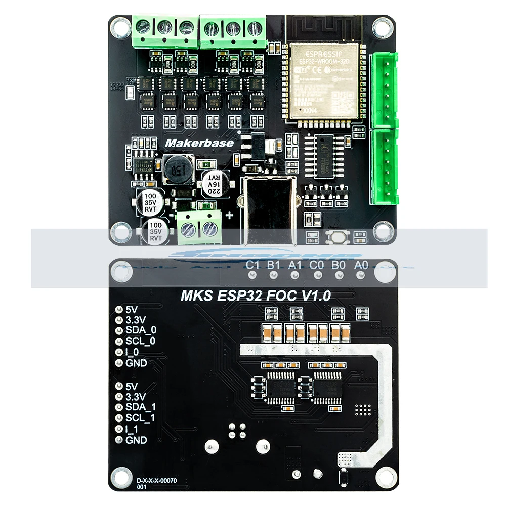 

MKS ESP32FOC Интегрированный ESP32 Dual Current Loop, простой бесщеточный FOC с открытым исходным кодом