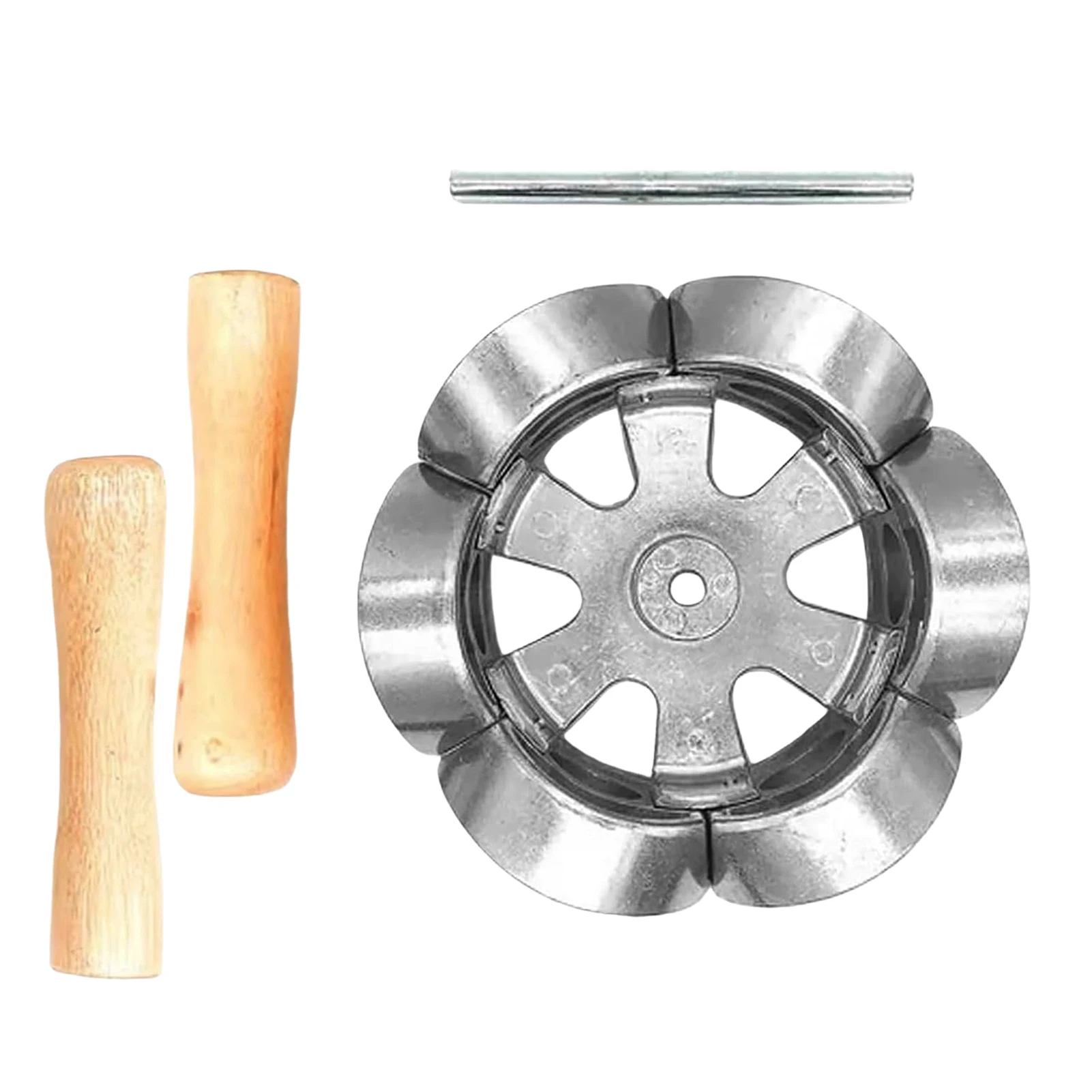 Revolving Donut Cutter Maker Mold Pastry Dough Metal Baking Roller Kitchen Supplies Tools Stainless Steel Mold Wide Superb