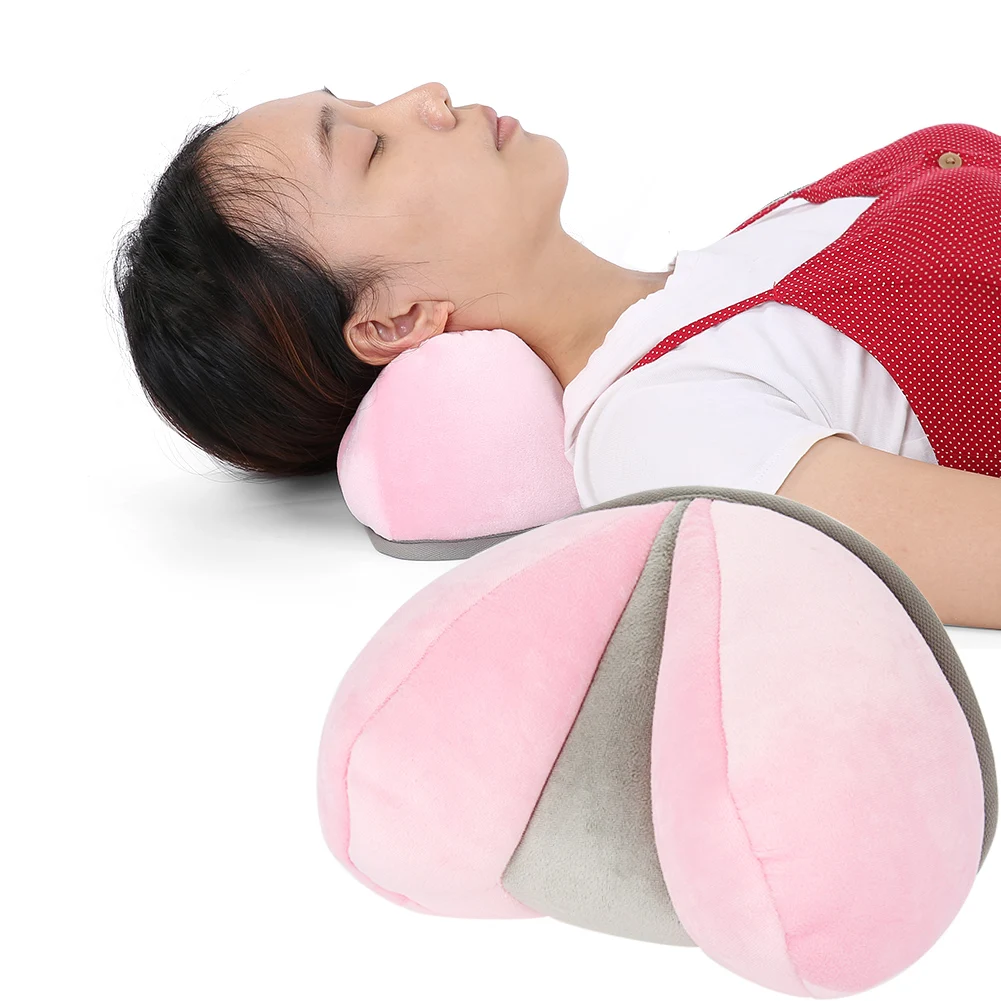 

Elastic Sponge Cervical Pillow Relieve Stress Fatigue Pain Decompression Nursing Neck Pillow Posture Orthosis Pink Household New