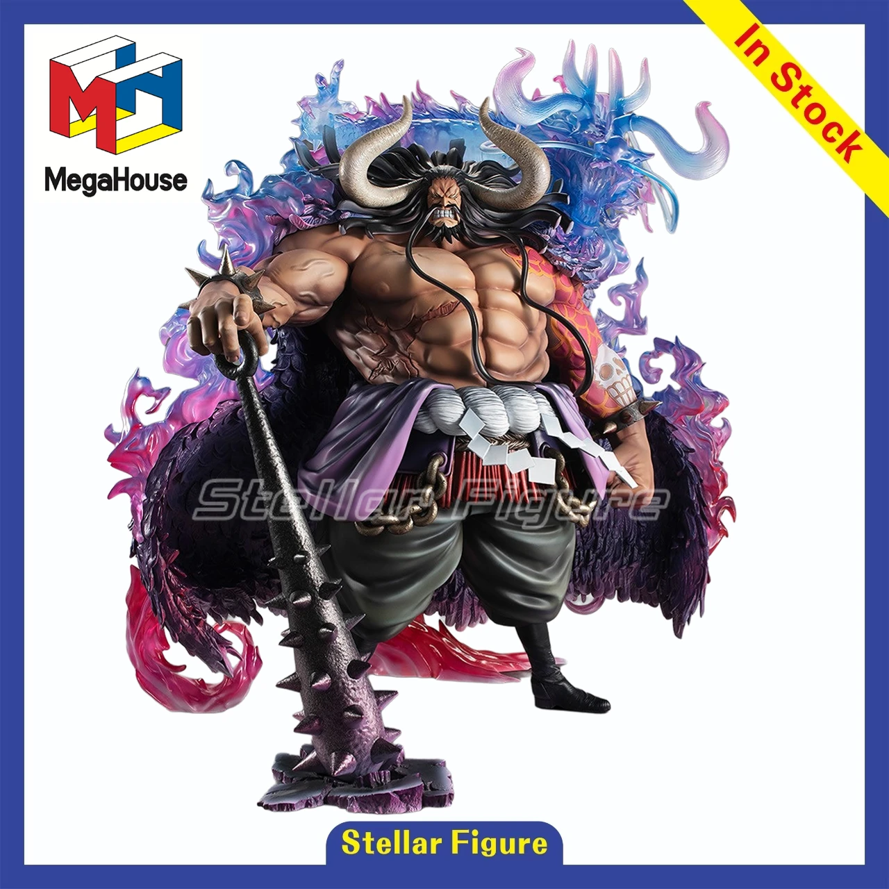 【SF】In Stock MegaHouse Portrait of Pirates SA-MAXIMUM ONE PIECE Monkey D Luffy Figures Model Collection Gift