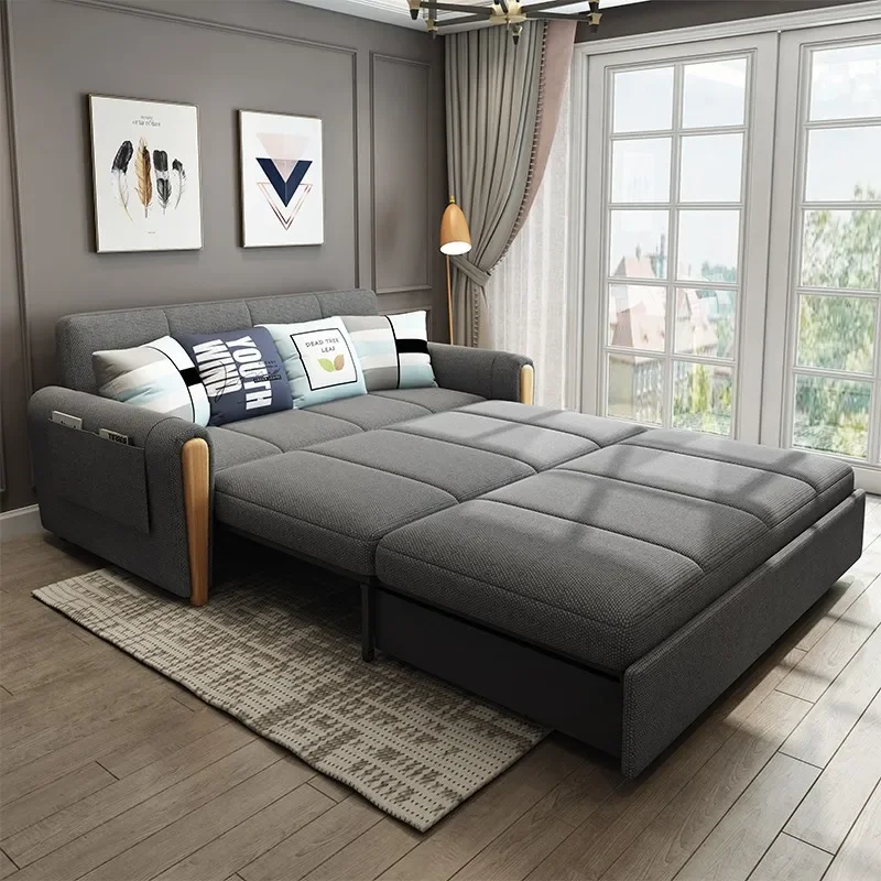 Japanese style is very simple, multi-functional foldable storage department, living room double sitting and lying