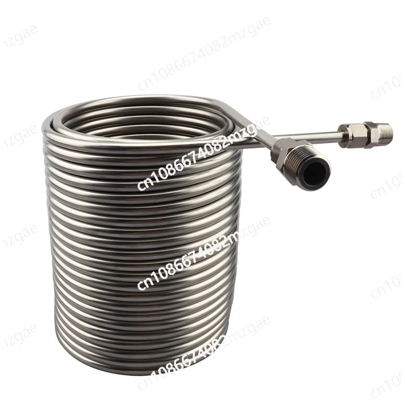 

Stainless Steel Heat Exchanger Coil, Immersive Must Cooler, Port and Spiral Tube Coil, Home Brewing Beer and Wine Cooler