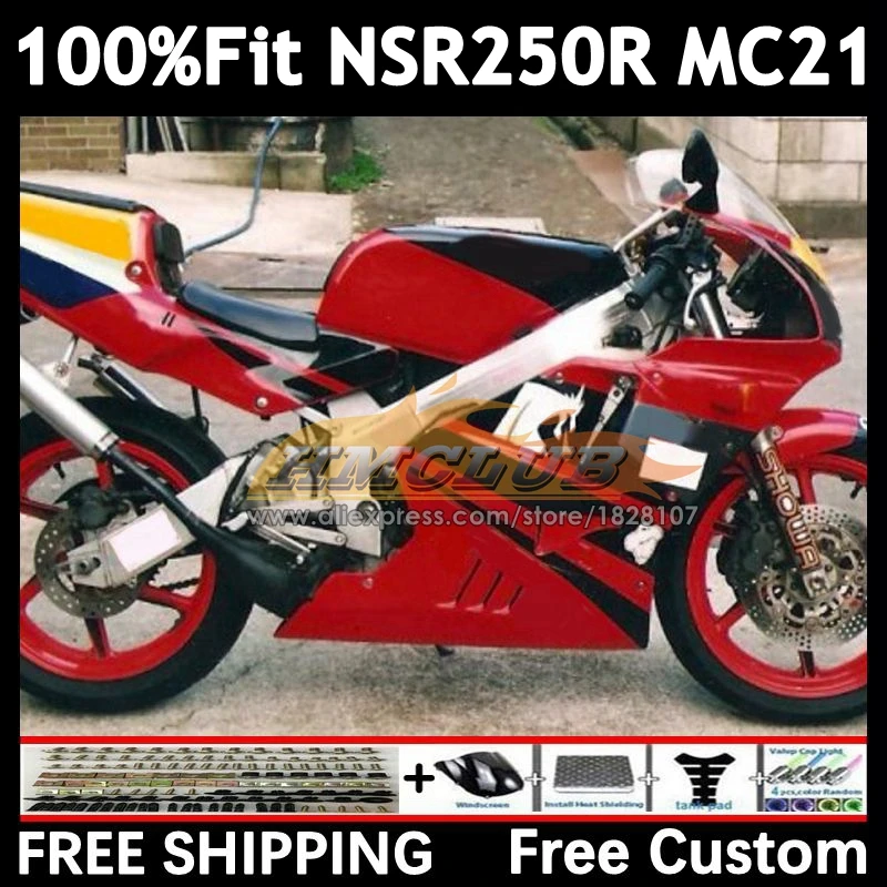 Injection For HONDA NSR 250 MC21 PGM3 NSR250R 90 91 lucky red 92 93 94No.78 NSR250 R RR NSR 250R 1990 1991 1992 1993 Fairing