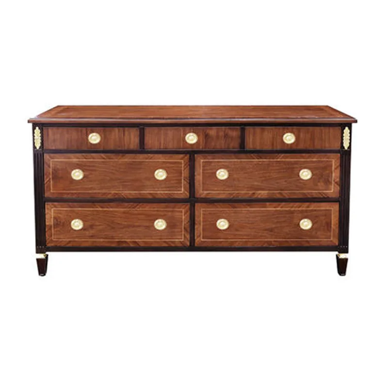 Neoclassical Series Chest of Drawers American Country Bedroom Furniture Birch Chest of Drawers Storage Cabinet Furniture