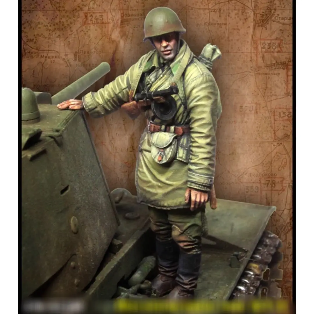 Figurine modèle GK 1/35 résine, kit non assemblé et non peint