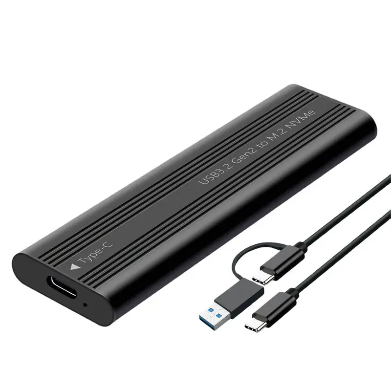 

Внешний корпус для жесткого диска B49C, M.2 NVME, для SSD-накопителей PCIe, USB Type-C, 10 Гбит/с, для держателя SSD-накопителей PCI-E M2