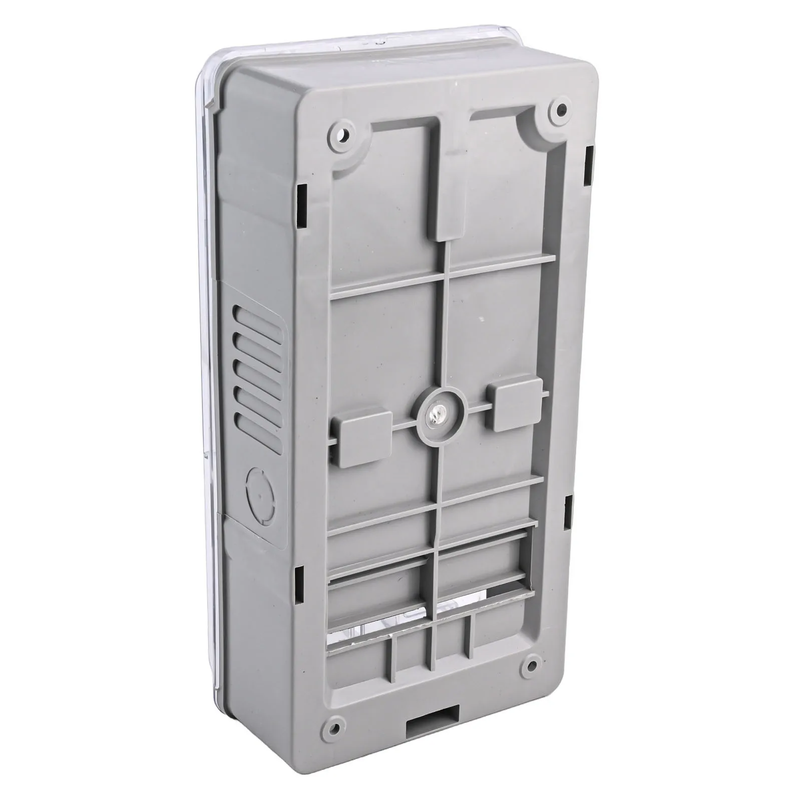 Weatherproof Single Phase Meter Box with 6 Circuits Sturdy Transparent PC Construction for Safety in Diverse Environments