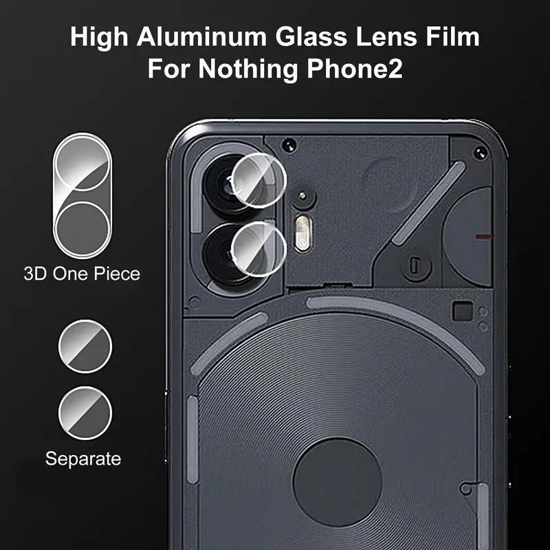Camera Lens Glass Rear Lens Tempered Glass Film Tempered Glass Rear Lens Tempered Glass Film For Nothing Phone 2