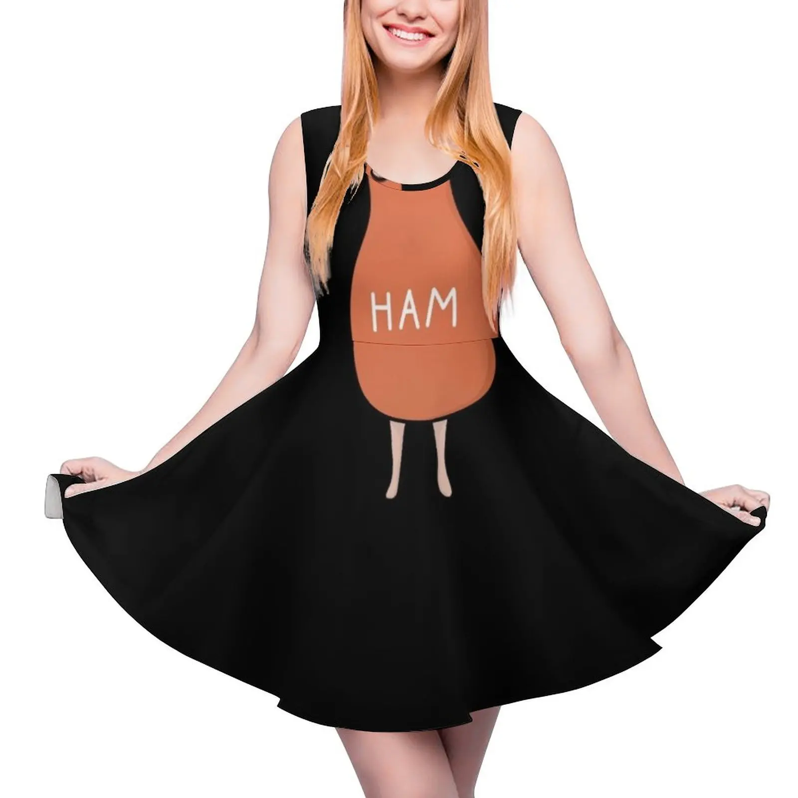 

Ham : To Kill A Mockingbird Original Literally Scout Ham Halloween Costume Sleeveless Dress clothes