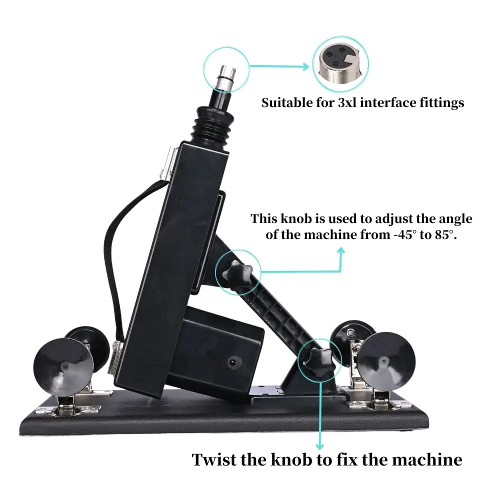 آلة الجنس الأوتوماتيكية ROUGH BEAST للنساء والرجال مع آلة الاستمناء مرفق دسار 3XLR موصل منتجات جنسية