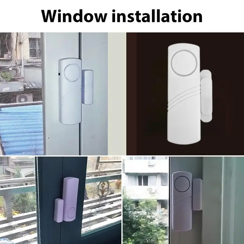 Window Alarm Sensors Door Open Alert Alarms For Doors And Window Home Invasion Protection Alarm Door Stopper Wireless Door