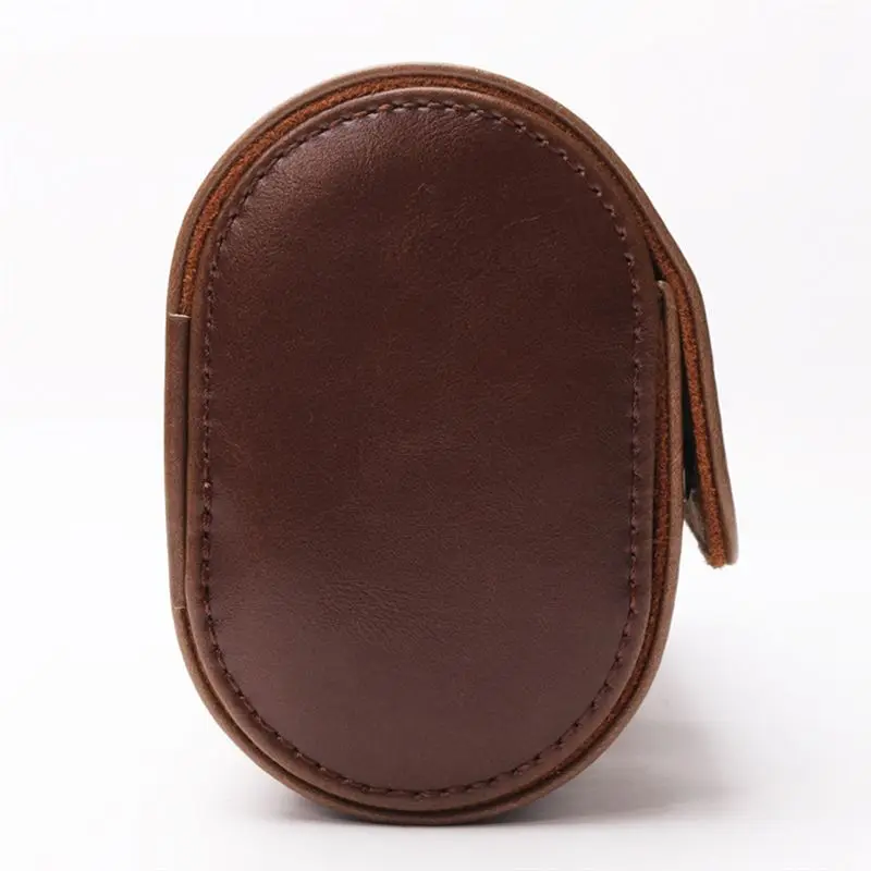 SOFT-1-Slot Watch Roll Travel Case Portable Vintage Leather Watch Display Case Watch Storage Box Watch Organizers Easy To Use Br