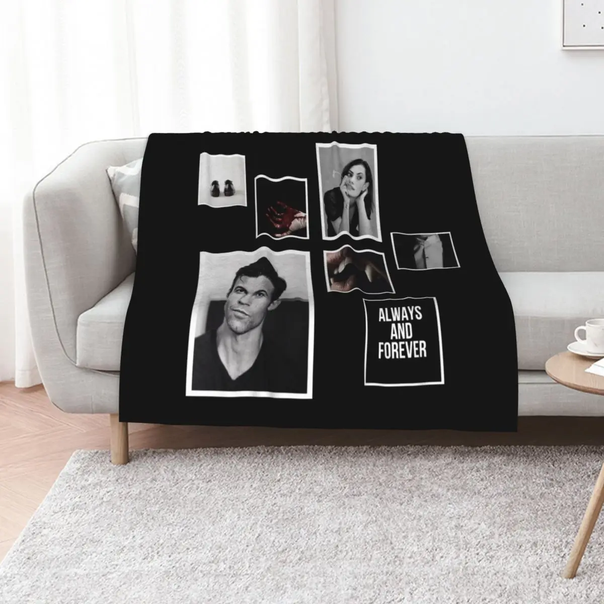 Elijah Mikaelson Throw Blanket warm for winter Moving Cute Plaid Bed Decorative Sofa for sofa Blankets