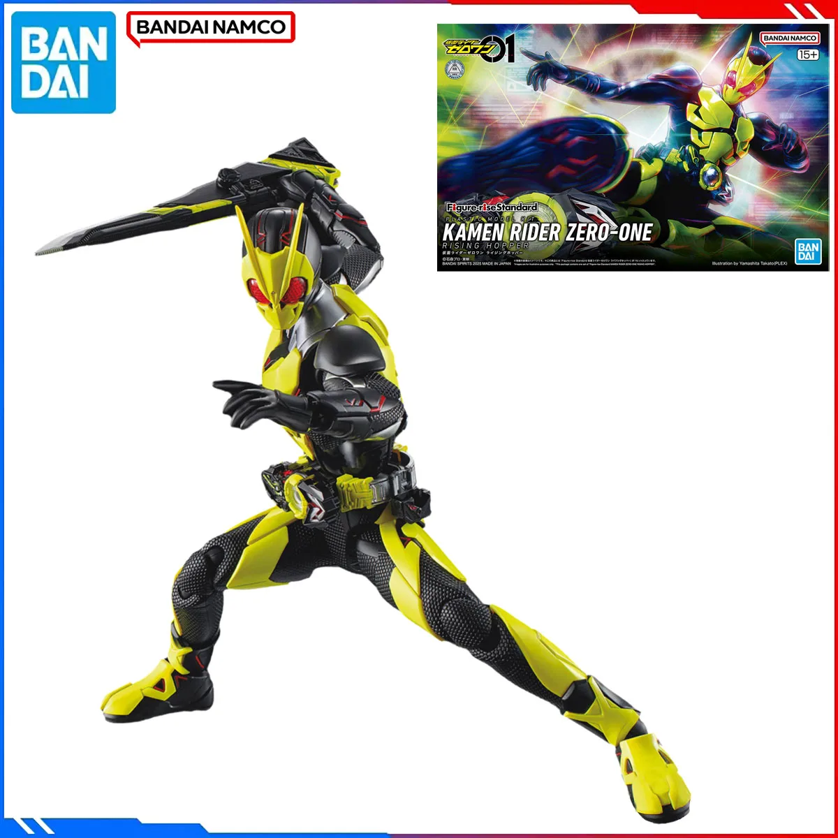 

Genuine Bandai Original Kamen Rider Figure Model Kits Figure-rise Standard Anime Figures Kamen RIder Zero-One Action Model Toys