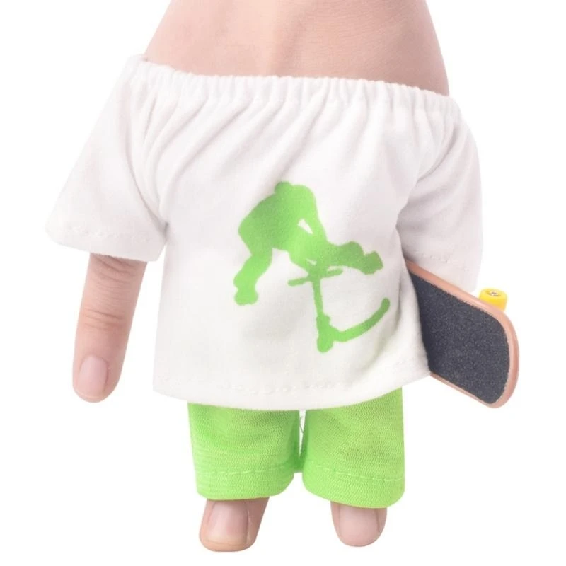 Q0KB Finger Bike Finger Scooter Mini Skateboards Finger Skateboard Set Finger Scooter