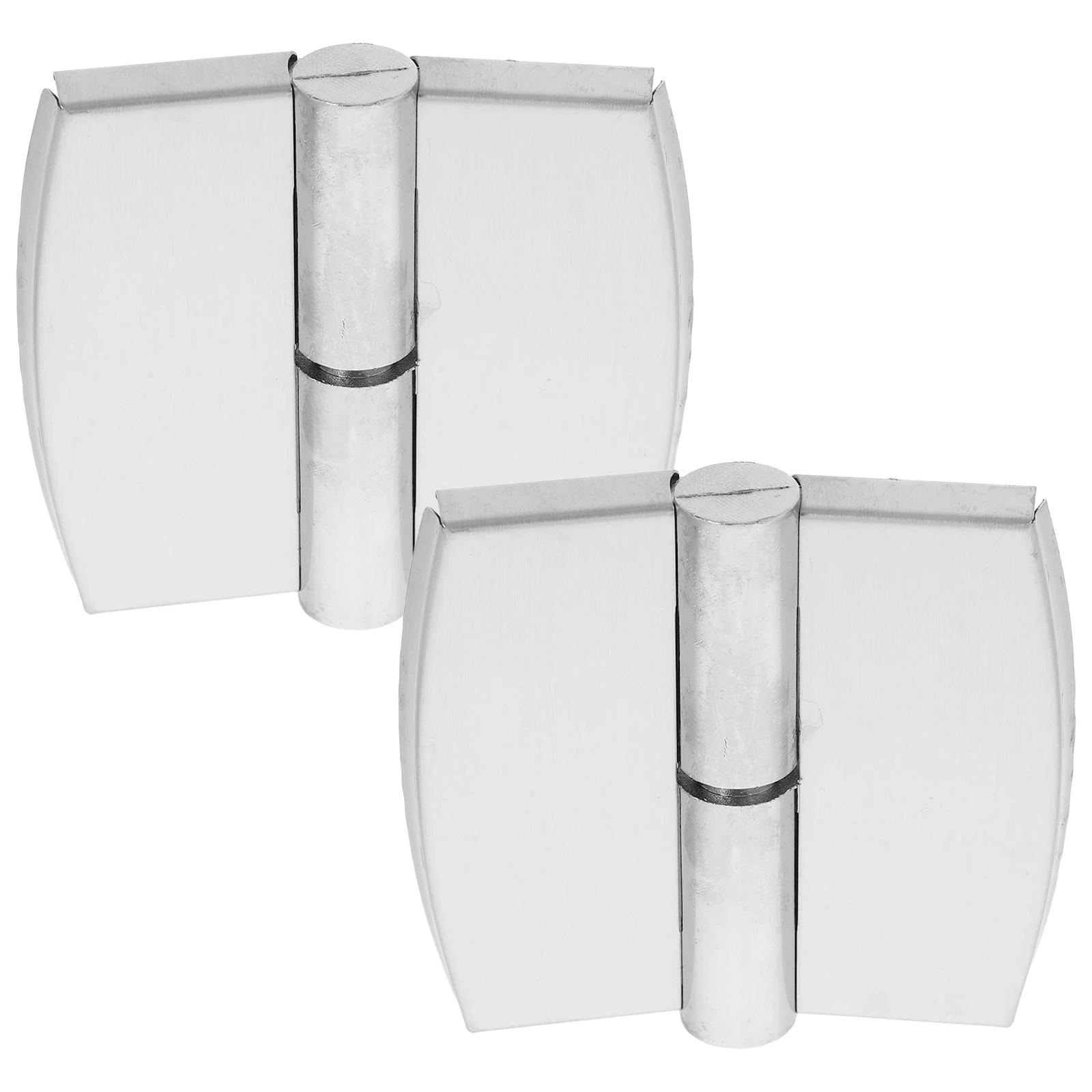 

2pcs Self-closed Door Hinges Heavy Duty Stainless Steel Detachable Selfclosing for Restroom Hardware Offset Upper Adjustable