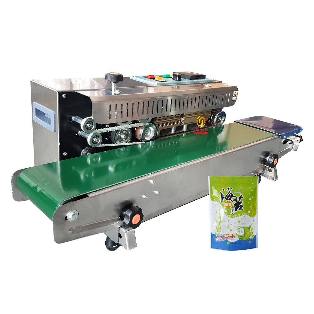 

FR-900 Automatic Horizontal Plastic Film Bags Heat Sealing Machine Continuous Band Sealer Machine
