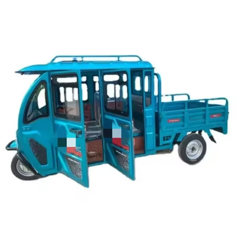 Factory Electric Truck Household Adult Cargo Motorcycle Closed Four Door Spacious Electric Tricycle Agricultural Tricycle