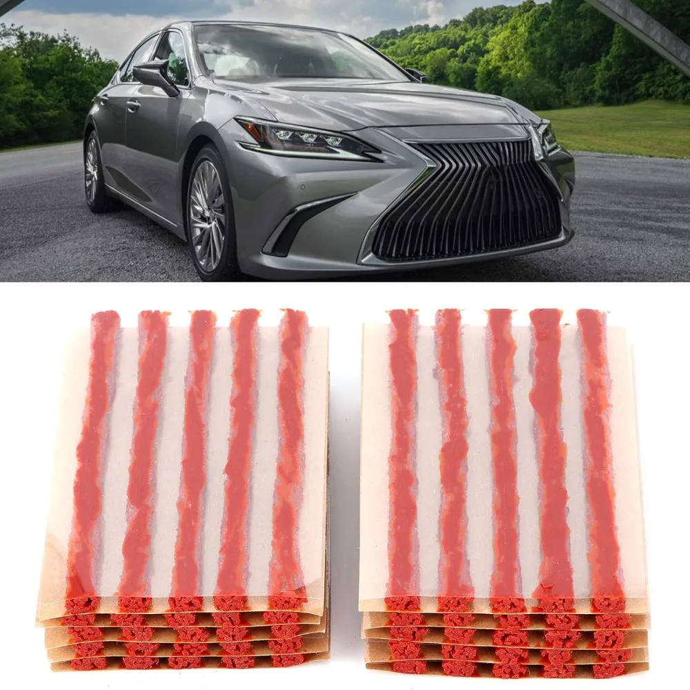20pcs Convenient Instant Repair Tire Repair Plug Durable Portable Puncture Repair Tool Rubber Sealing Strip Bike Tires