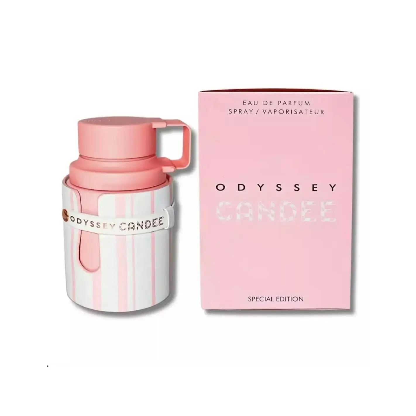 Odyssey Candee Eau de Parfum Para mujer - Armaf  notas afrutadas, que incluyen melocotón, fresa, frambuesa y bergamota
