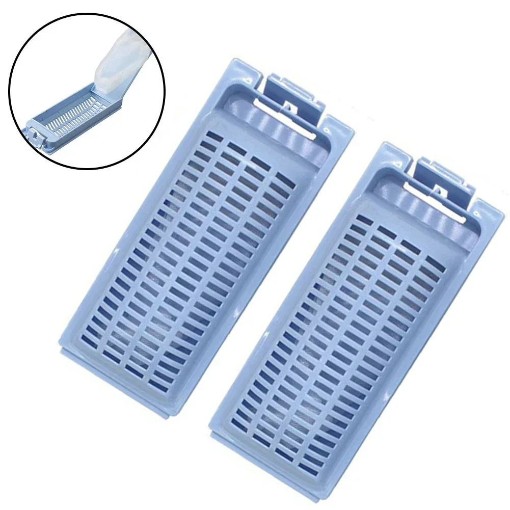 

For Filter Box Blue H0030810341 15.5*6.3cm 2PCS HWMSP60/HWMSP70 Set Model Washing Machine Part High Quality