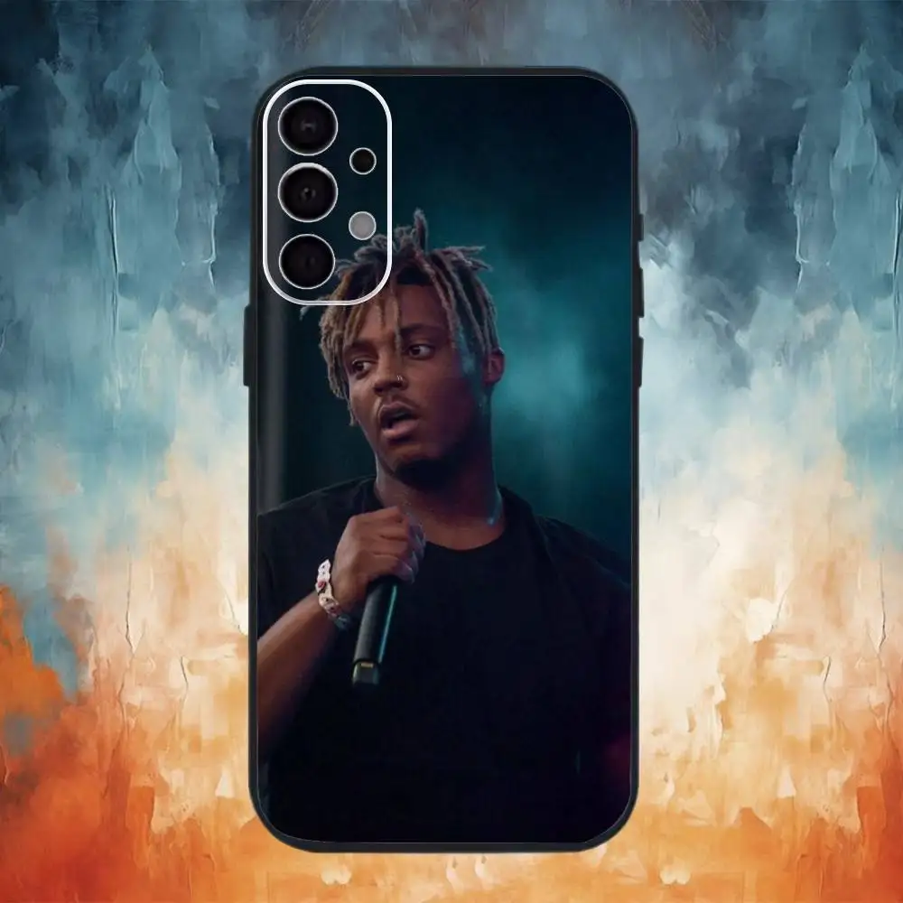 Singer J-Juice W-WRLD Phone Case For Samsung S25,S24,S21,S22,S23,S30,Ultra,S20,Plus,Fe,Lite,Note,10,9,5G Black Cover #2