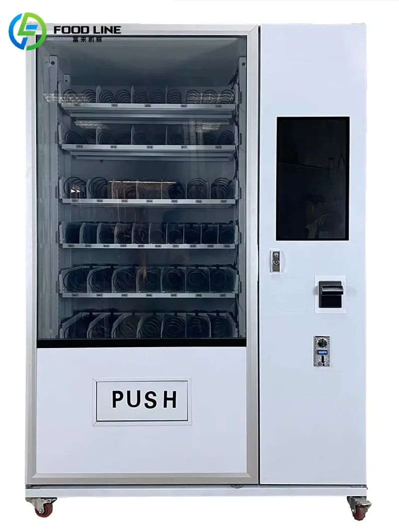 Customized Outdoor Vending Machine Smart Vending Machine for Drinks and Snacks Cashless Banknote Vending Machine