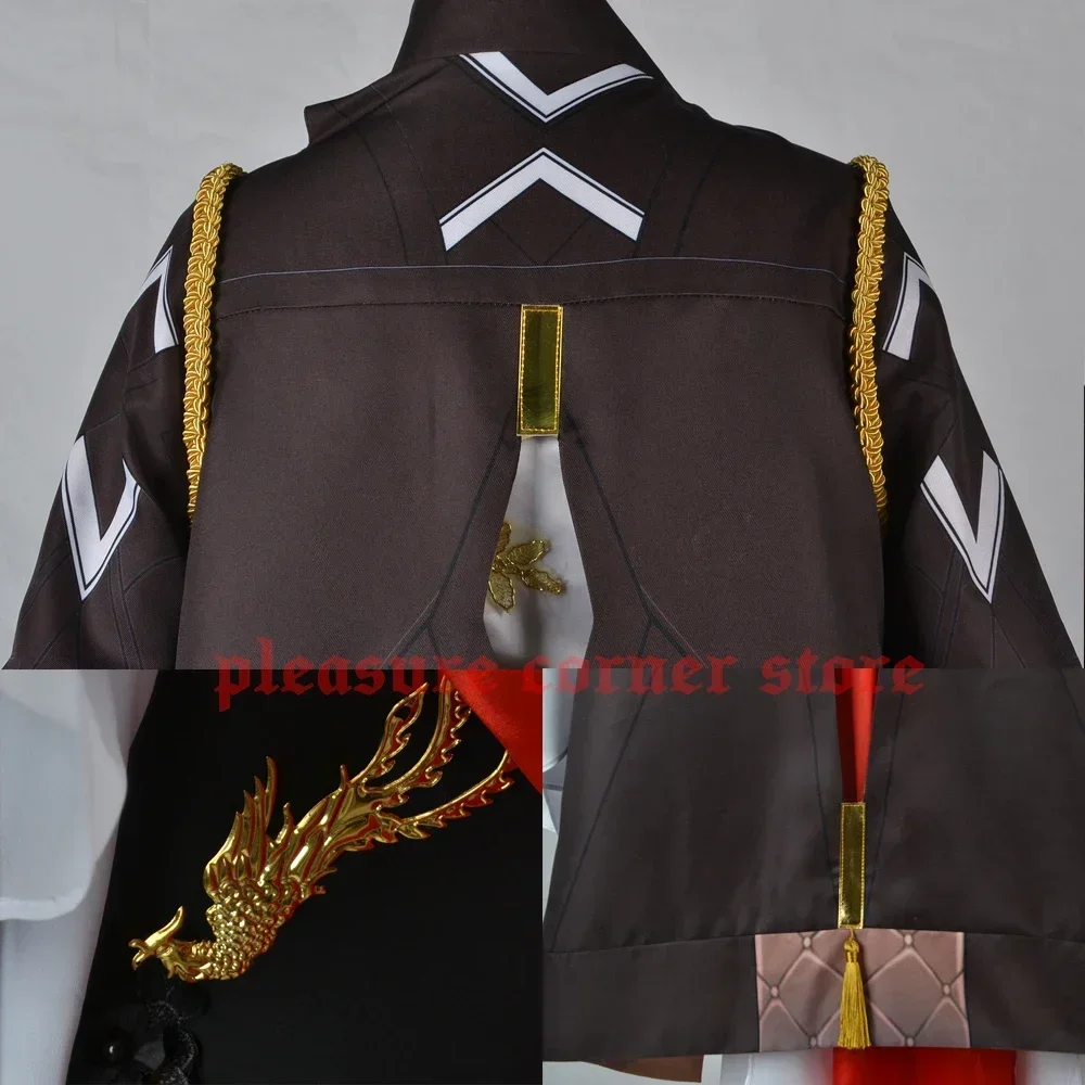 XS-3XL em estoque jogo honkai star rail himeko cosplay traje conjunto completo terno com acessórios himeko peruca cosplay traje