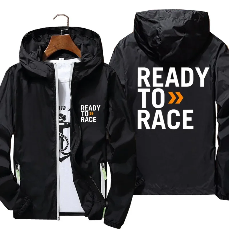 

Men Ready To Race Enduro Cross Motocross Bitumen Bike Life Pilot Coat Thin Windbreaker Bomber Hooded Sport Jacket Clothing