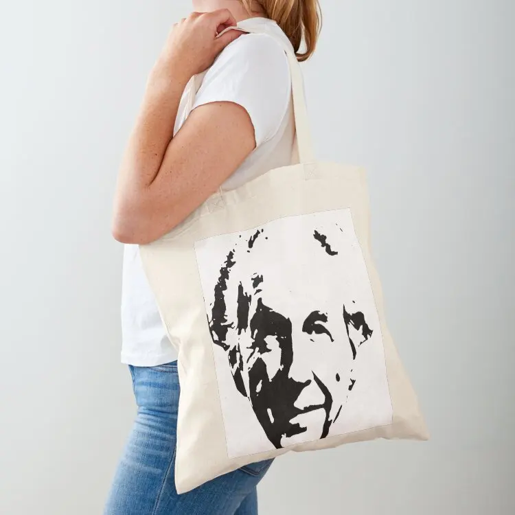 

Frank Lloyd Wright - Illustration face Tote Bag Canvas stote bag women bag Lady Handbags women