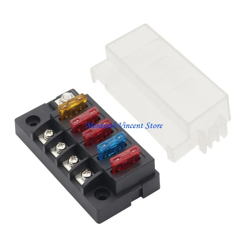 

A70F 100A 4-контактный блок плавких предохранителей Блок предохранителей с положительными входами питания Отрицательная шина,