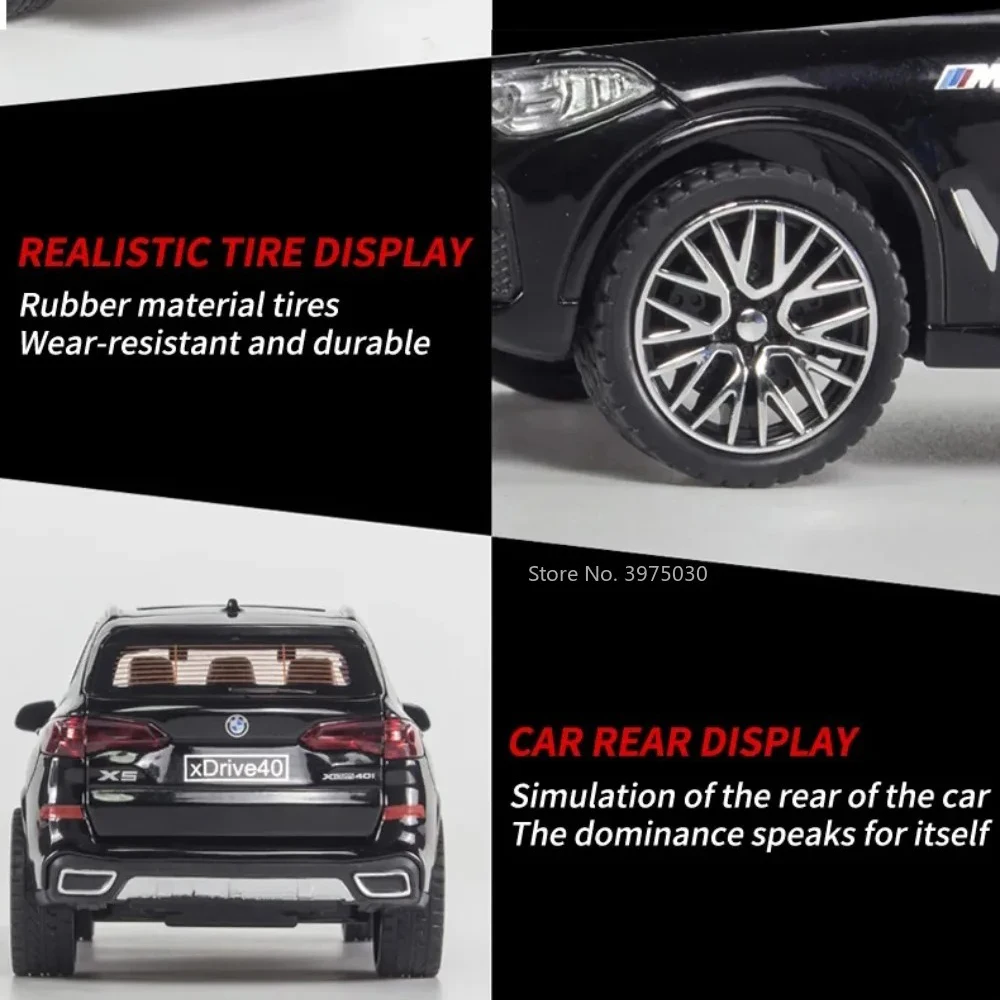 1:32 escala x5 xm liga diecast carros modelos brinquedos simulação puxar para trás veículos com luz sonora modelo de ornamentos de carro em miniatura