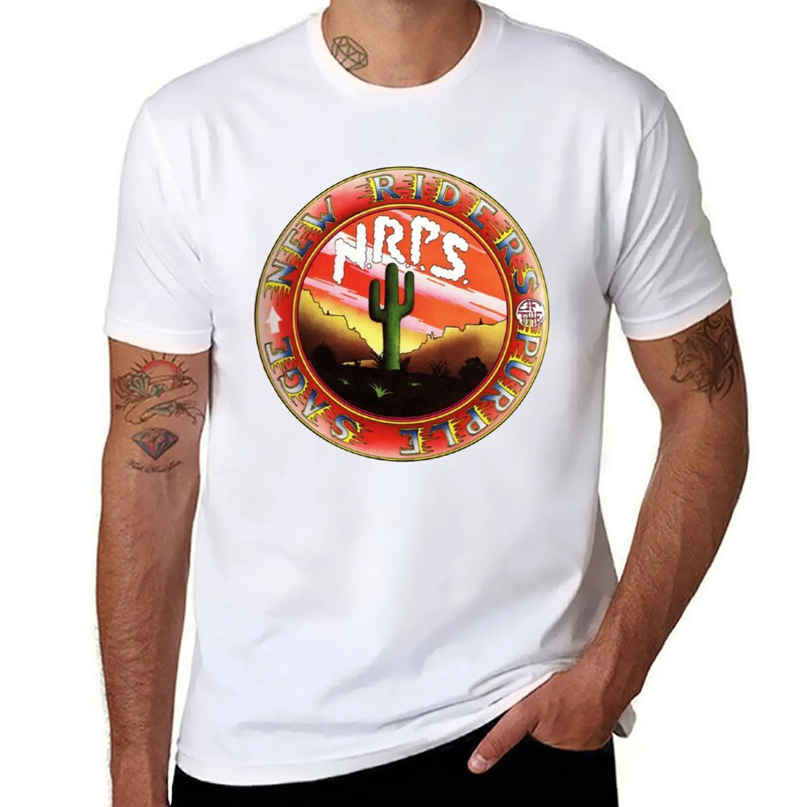 

New Riders Of The Purple Sage Classic T-Shirt anime tshirt man t shirt graphic T-Shirt