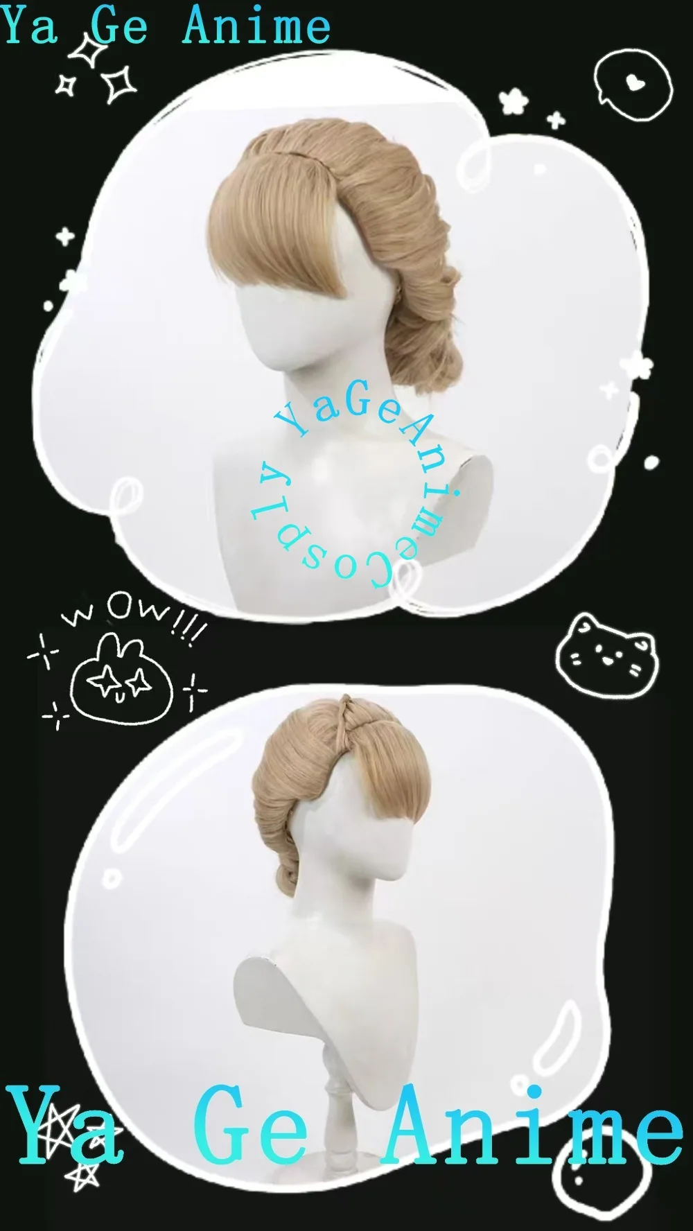 Elsa Cosplay Wig Pa…