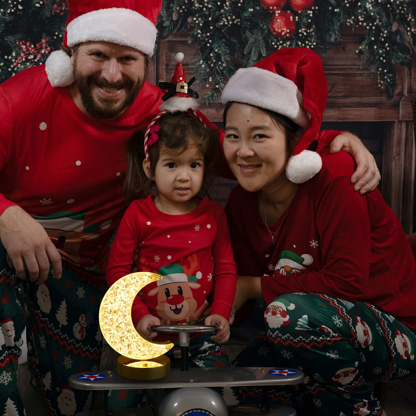 القمر السرير خمر المعادن ضوء الليل لغرفة النوم الحضانة ديكور الجدول مصباح السرير لمبة مكتب صغير Led مكتب الخفيفة