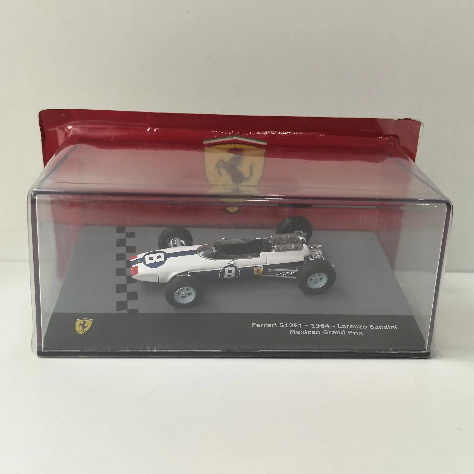 

Diecast IXO 1/43 Scale 512 F1 #8 1964 Formula Racing Car 2U Alloy Car Model